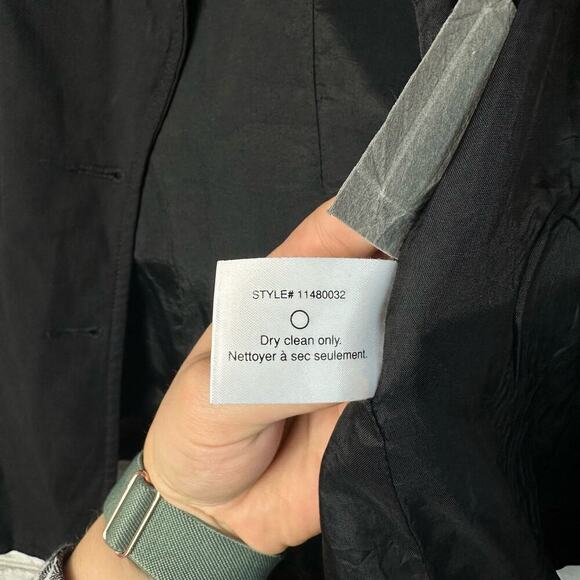 Club Monaco Blazer Wool Viscose Jacket Single Breasted Preppy Business Black 6 - Picture 6 of 7